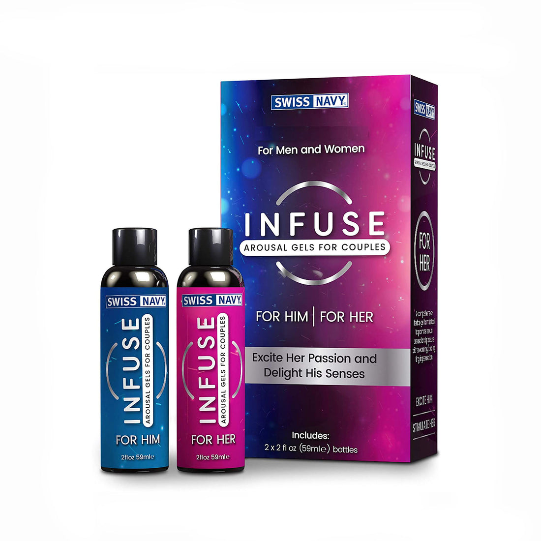 Swiss Navy Infuse Arousal Gel For Him & Her